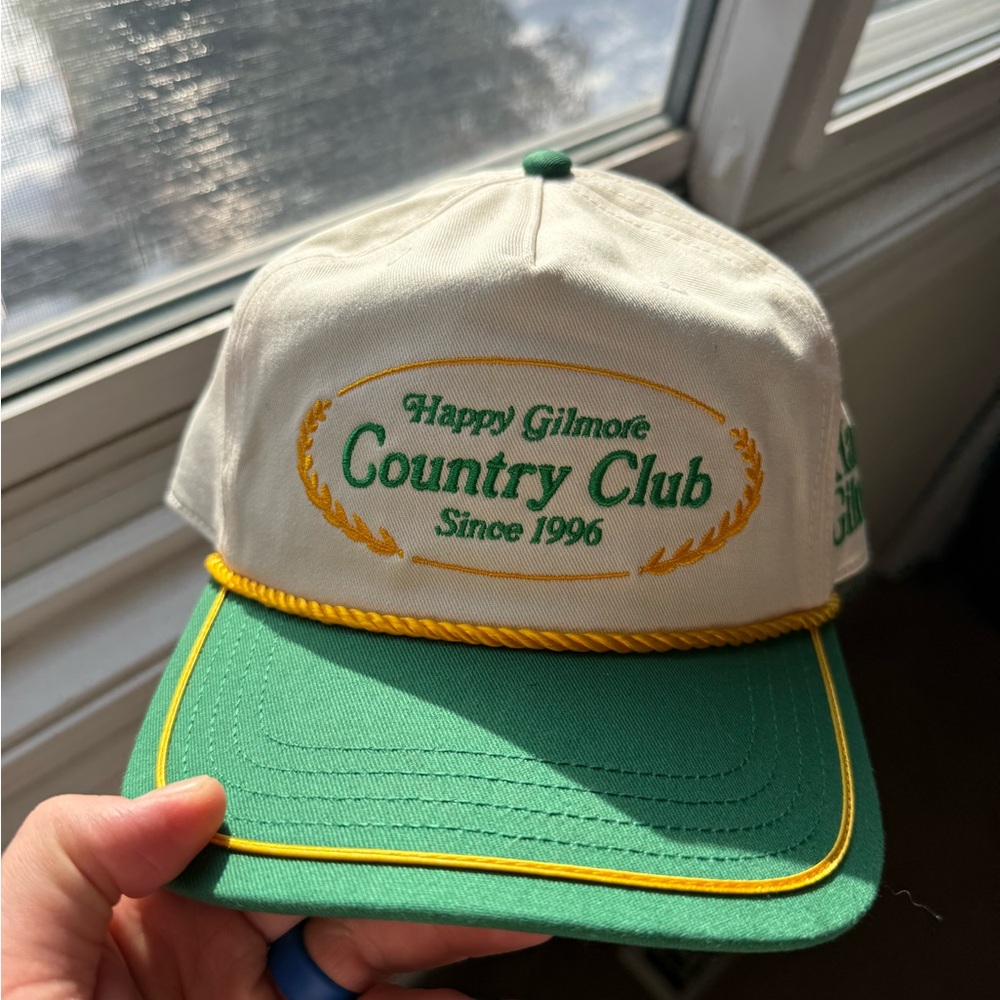 Happy Gilmore Country Club Cap - Green and White